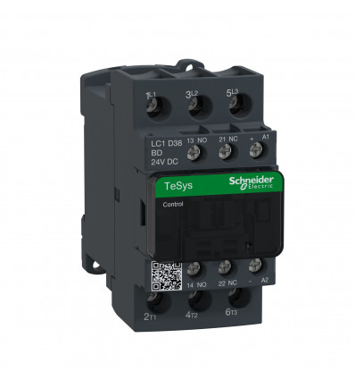 Schneider18,5KW 1NC+1NO 24V DC Kumanda 38A